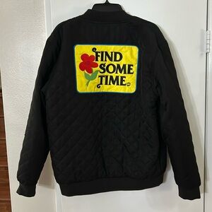 GolfWang Find Some Time Embroidered Quilted Jacket